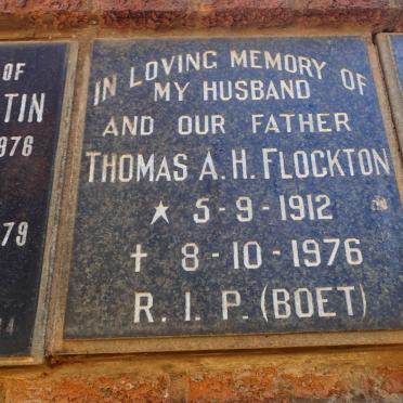 FLOCKTON Thomas A.H. 1912-1976