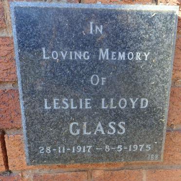 GLASS Leslie Lloyd 1917-1975