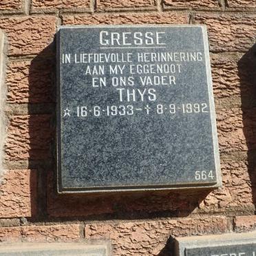 GRESSE Thys 1933-1992
