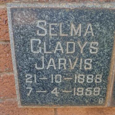 JARVIS Selma Gladys 1888-1959