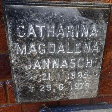 JANNASCH Catharina Magdalena 1895-1979