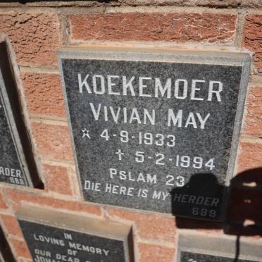 KOEKEMOER Vivian May 1933-1994