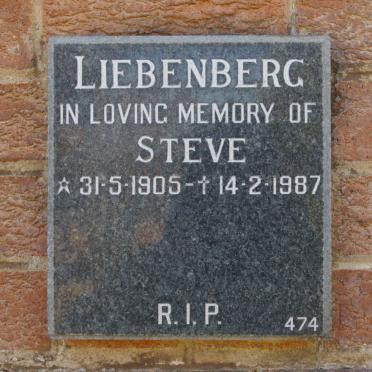 LIEBENBERG Steve 1905-1987