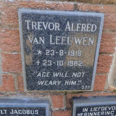 LEEUWEN Trevor Alfred, van 1918-1982