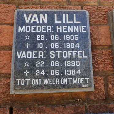 LILL Stoffel, van 1898-1984 &amp; Hennie 1905-1984