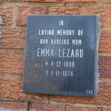 LEZARD Emma 1890-1974