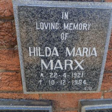 MARX Hilda Maria 1921-1984
