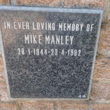 MANLEY Mike 1944-1982