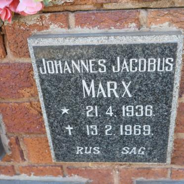 MARX Johannes Jacobus 1936-1969
