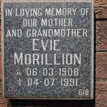 MORILLION Evie 1908-1991
