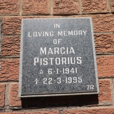 PISTORIUS Marcia 1941-1995