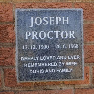 PROCTOR Joseph 1900-1968 