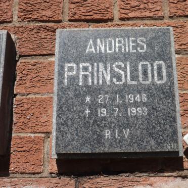 PRINSLOO Andries 1946-1993