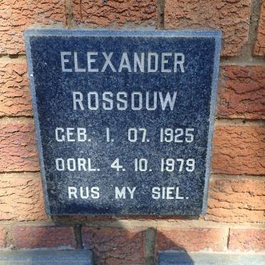 ROSSOUW Elexander 1925-1979