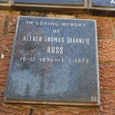 ROSS Alfred Thomas 1896-1972