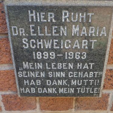 SCHWEIGART Ellen Maria 1899-1963