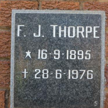 THORPE F.J. 1895-1976