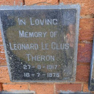 THERON Leonard Le Clus 1917-1975