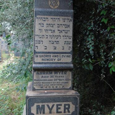 MYER Abram -1934