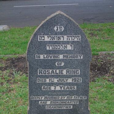 RING Rosalie -1921