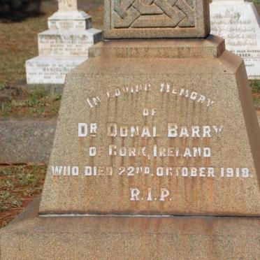 BARRY Donal -1918