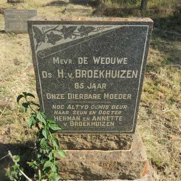 BROEKHUIZEN ? , van 
