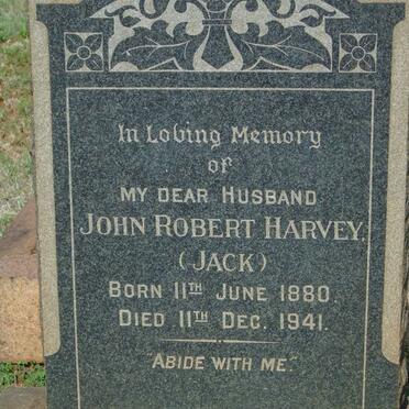 HARVEY John Robert 1880-1941