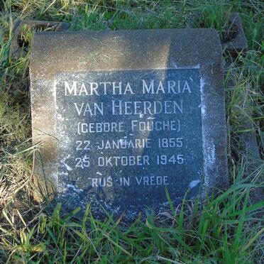 HEERDEN Martha Maria, van nee FOUCHE 1855-1945