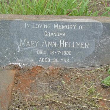 HELLYER Mary Ann -1938