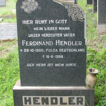 HENDLER Ferdinand 1900-1956