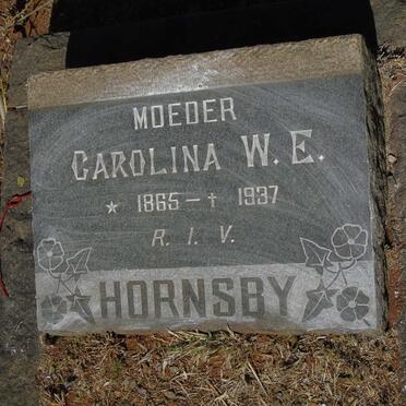 HORNSBY Carolina W.E. 1865-1937