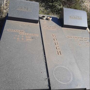 HOUGH Abraham Stephanus 1891-1973 &amp; Magdalena Hugo MALAN 1892-1974