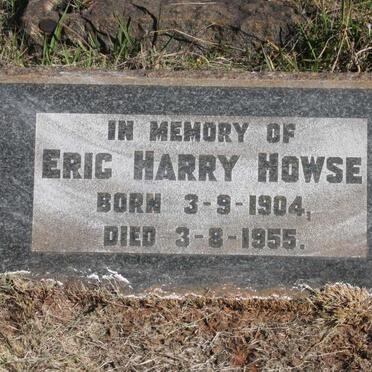 HOWSE Eric Harry 1904-1955