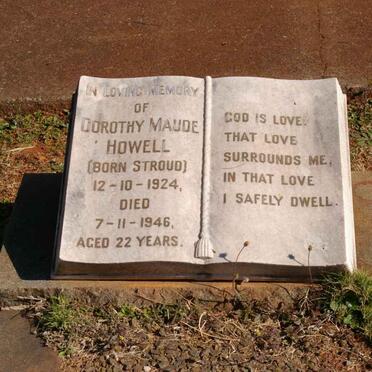 HOWELL Dorothy Maude nee STROUD 1924-1946