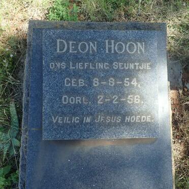 HOON Deon 1954-1956