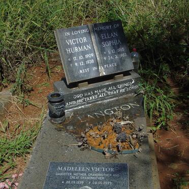 LANGTON Victor Hurman 1909-1938 & Ellan Sophia 1915-1982 :: VICTOR Madeleen 1939-2023