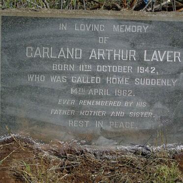 LAVER Garland Arthur 1942-1962