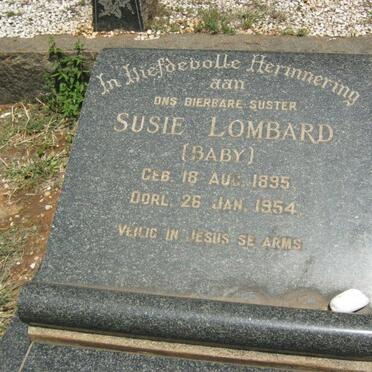 LOMBARD Susie 1895-1954