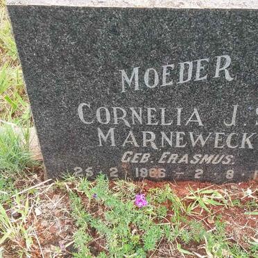 MARNEWECK Cornelia J.S. nee ERASMUS 1866-1923