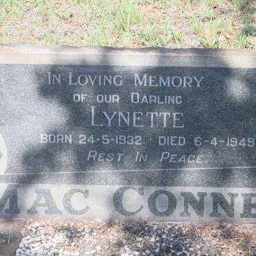MACCONNEL Lynette 1932-1949