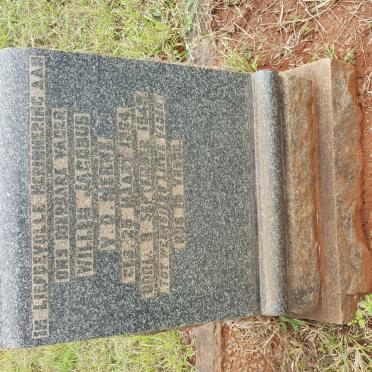 MERWE Willem Jacobus, v.d. 18?4-194?