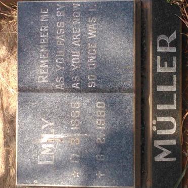 MULLER Emily 18?8-1980
