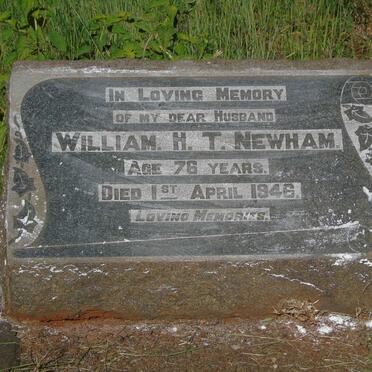 NEWHAM William H.T. -1946