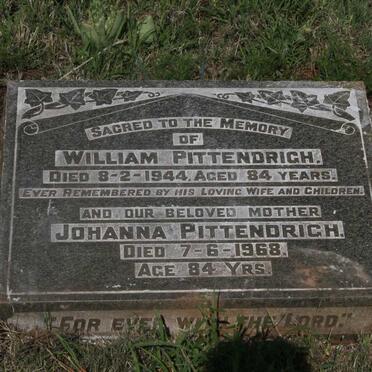 PITTENDRICH William -1944 & Johanna -1968