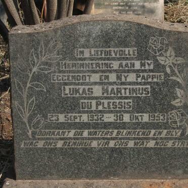 PLESSIS Lukas Martinus, du 1932-1953