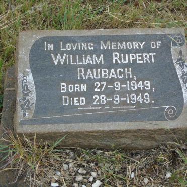 RAUBACH William Rupert 1949-1949