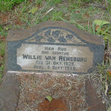 RENSBURG Willie, van 1939-1940