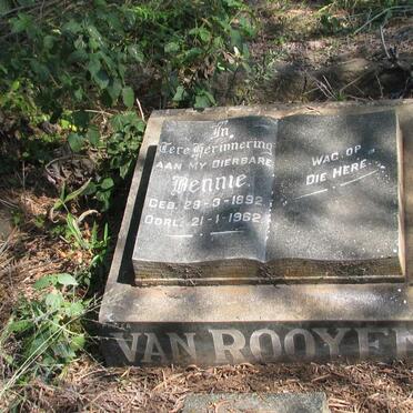 ROOYEN Bennie, van 1892-1962