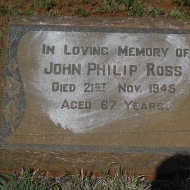 ROSS John Philip -1945