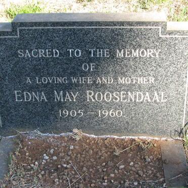 ROOSENDAAL Edna May 1905-1960